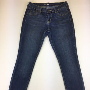Old Navy Womens Skinny Jeans Short 2S Medium Wash